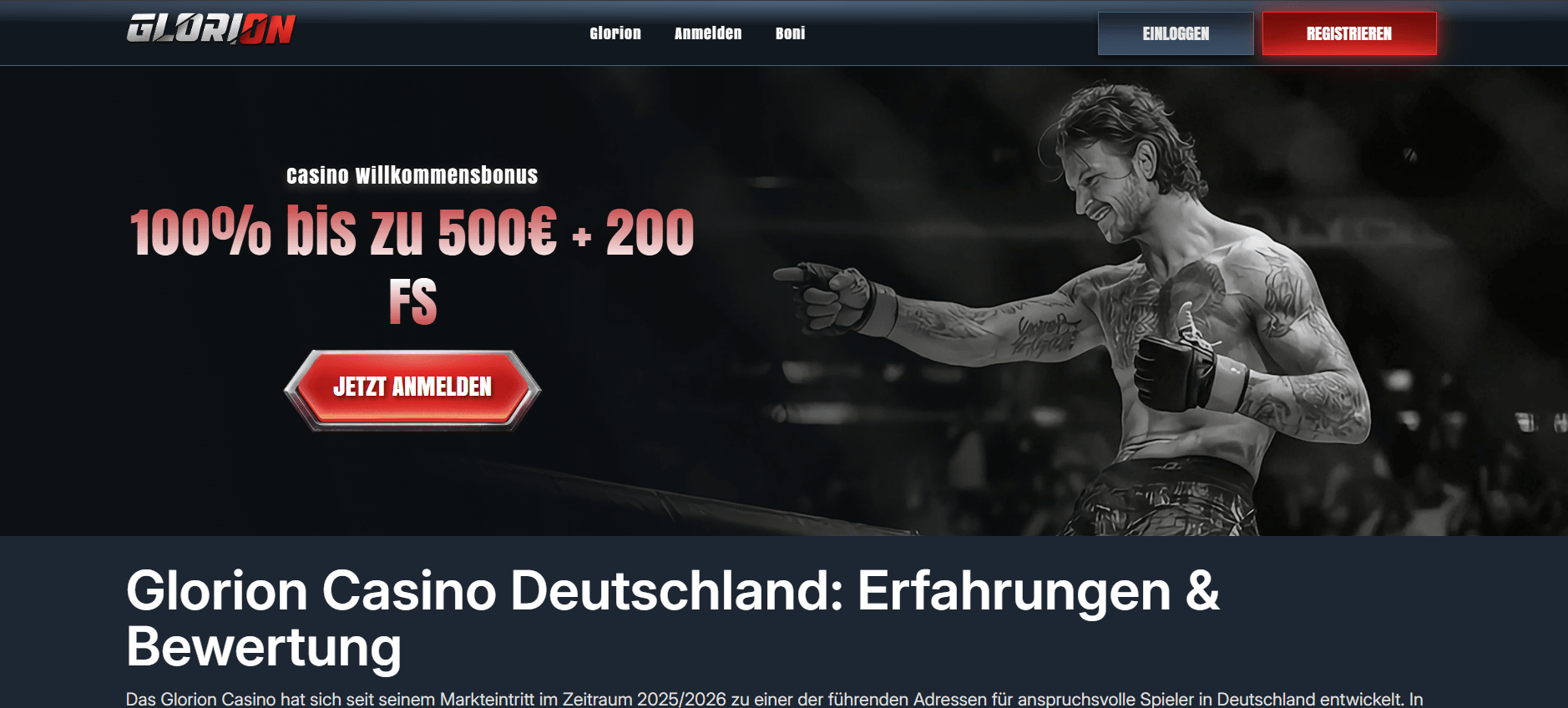 Glorion online casino echtgeld paysafecard